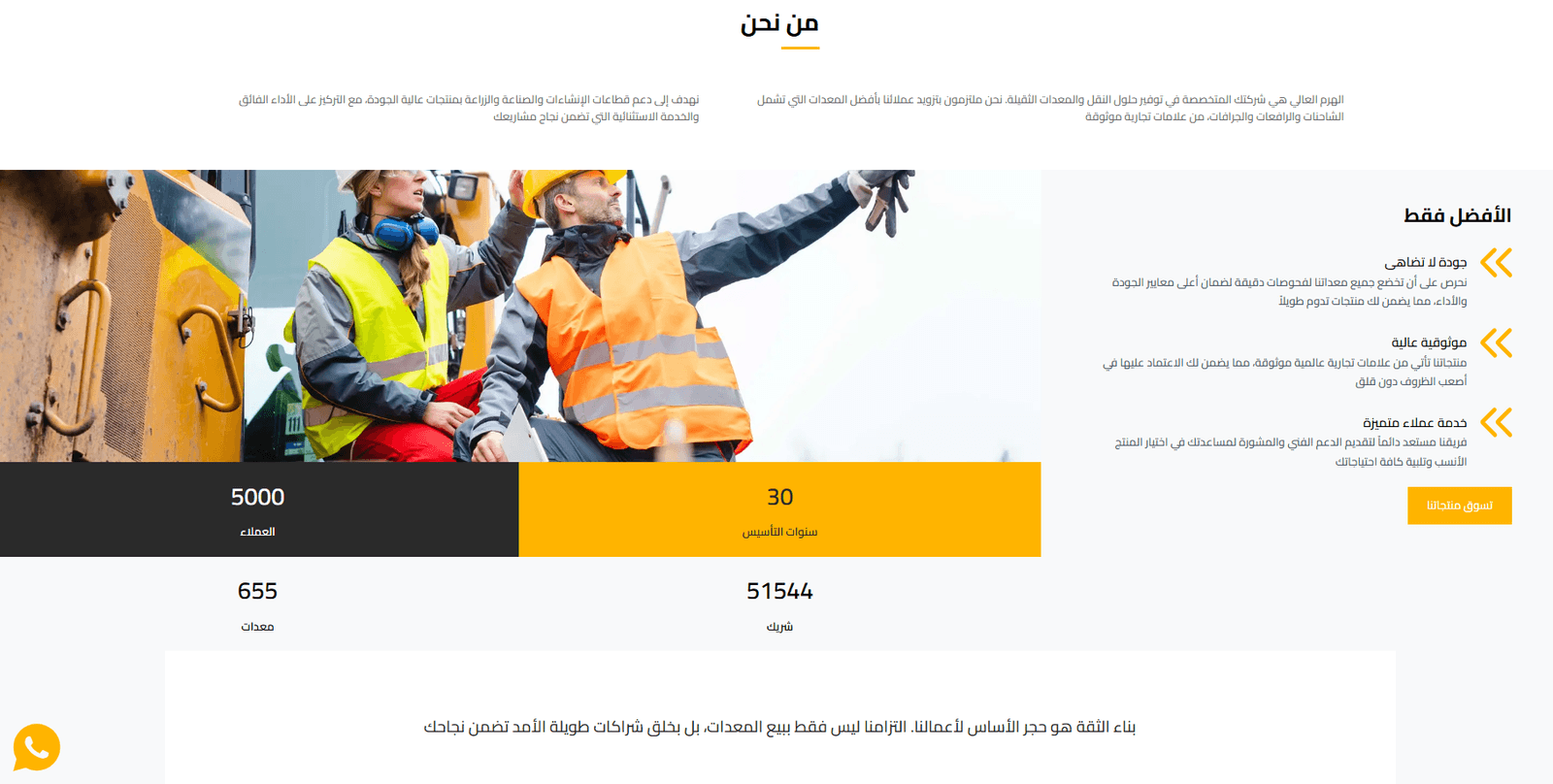 Al-Haram Al-Aaly – Heavy Equipment Website 6
